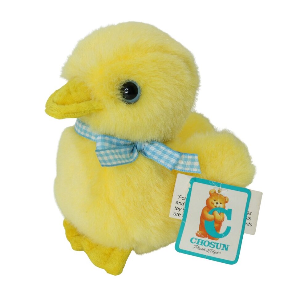 Chosen Duck Yellow Duckling Plush Stuffed Animal Toy Vintage
